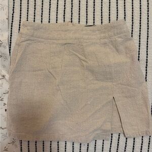 Lioness Cream Mini Skirt